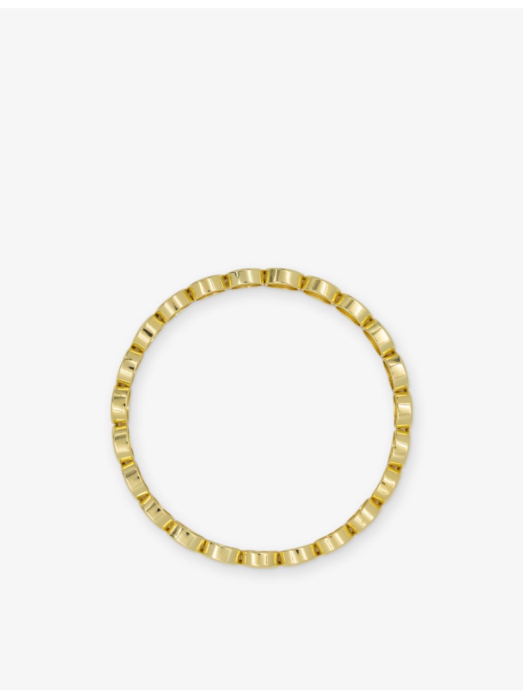 The Gemstone happy face bracelet 18ct gold plated, UK version
