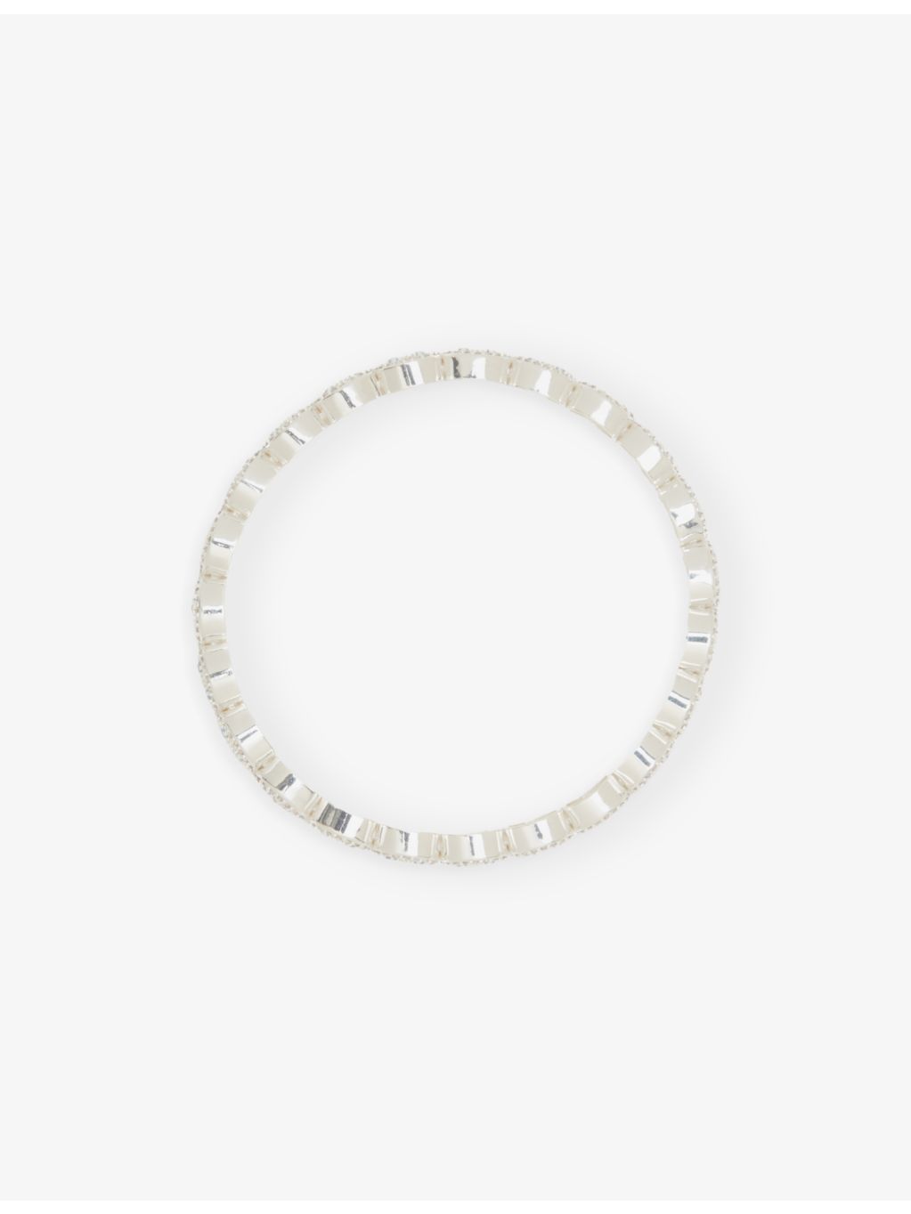 Lisa Gozlan Happy Face bracelet silver plated cubic zirconia - British product
