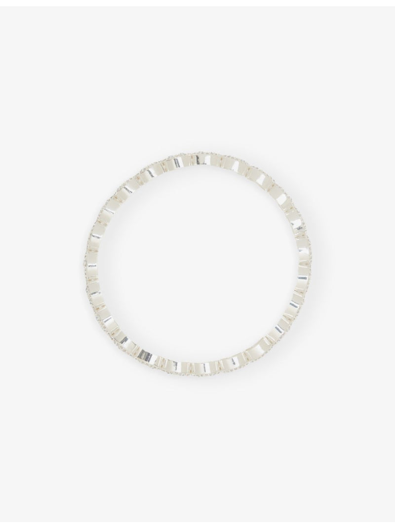 Lisa Gozlan Happy Face bracelet silver plated cubic zirconia - British product