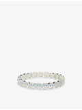 Lisa Gozlan Happy Face bracelet silver plated cubic zirconia - British product