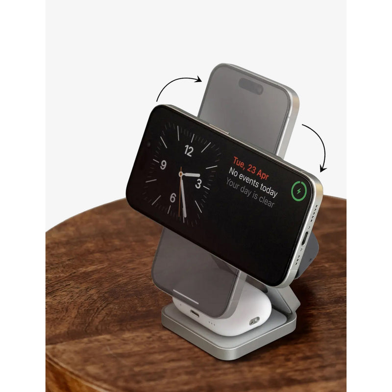 Momax Q2 Go foldable 3-in-1 magnetic charging stand, imported from the UK
