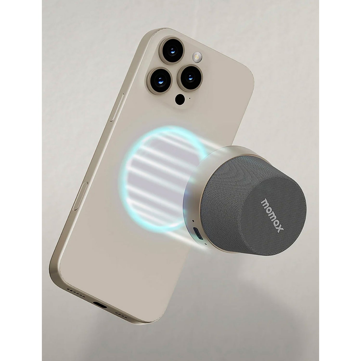 Momax 1-Vibe Go Magnetic TWS portable speaker, imported from the UK