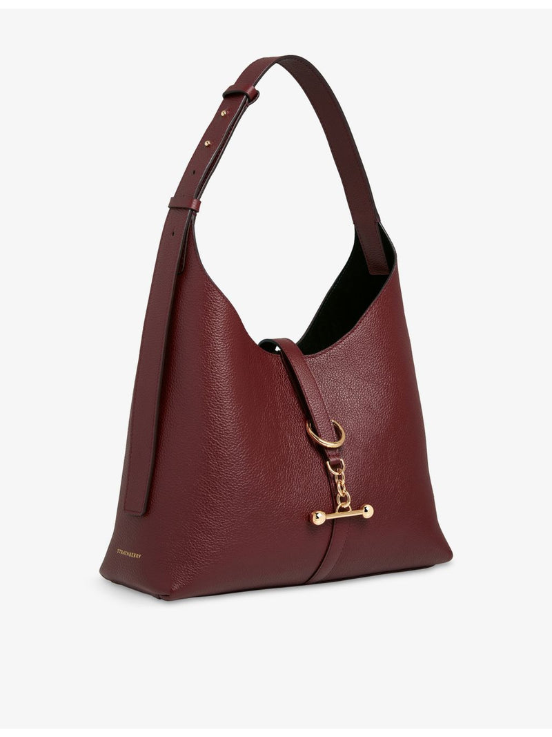 Strathberry Kite hobo leather shoulder bag, imported from the UK