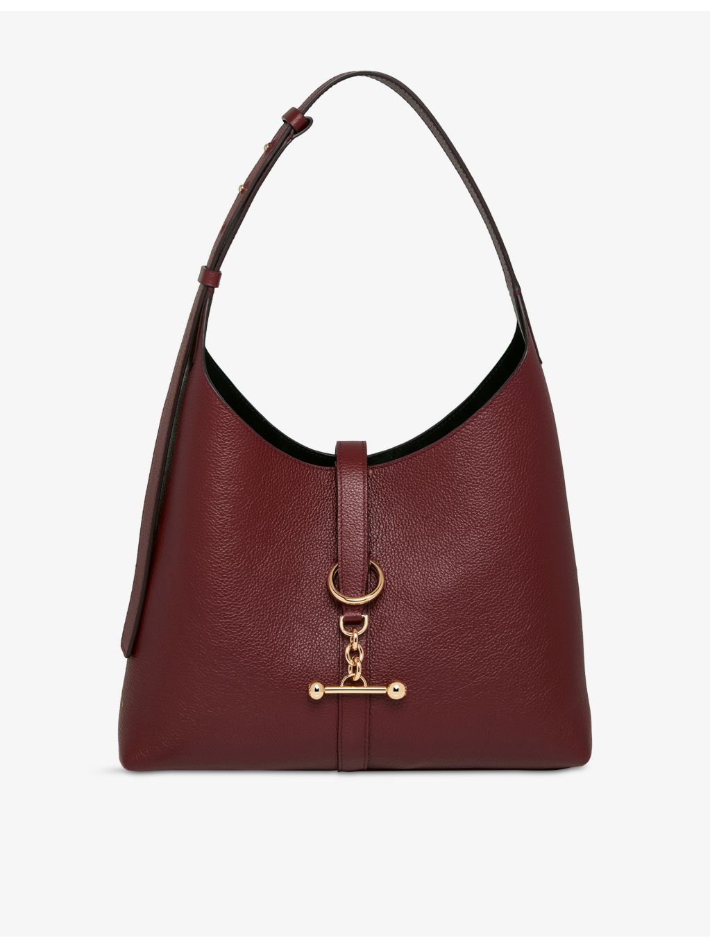 Strathberry Kite hobo leather shoulder bag, imported from the UK