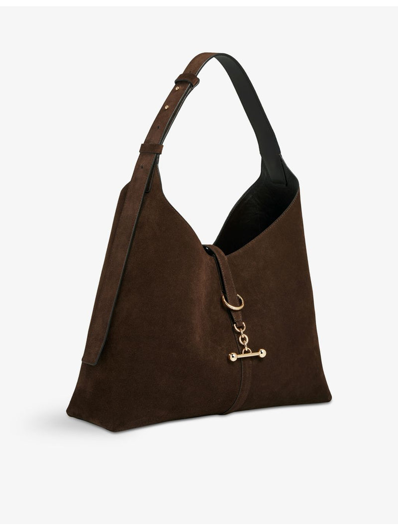 Strathberry hobo maxi suede shoulder bag - British product