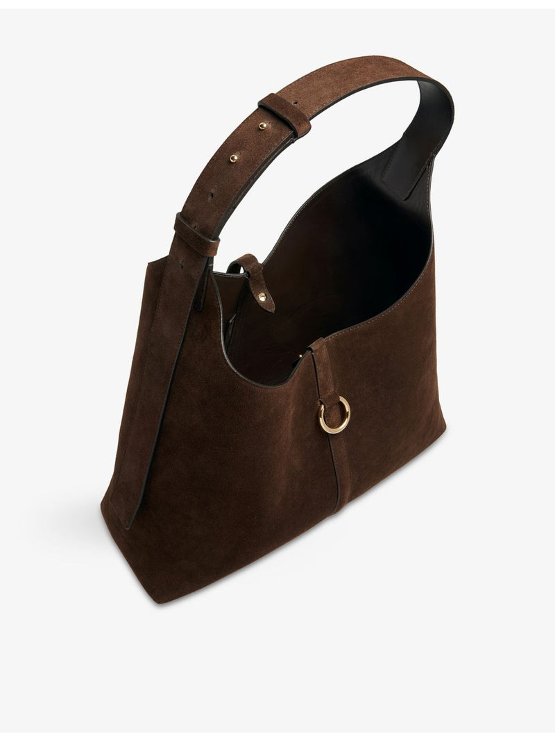 Strathberry hobo maxi suede shoulder bag - British product