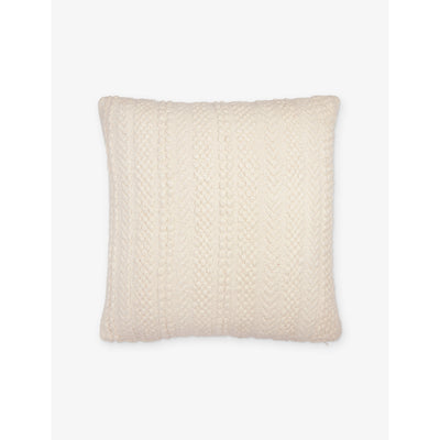 selfridges The White Company Napier Large Square Cotton Cushion 60 x 60cm- Buy online at McGrocer