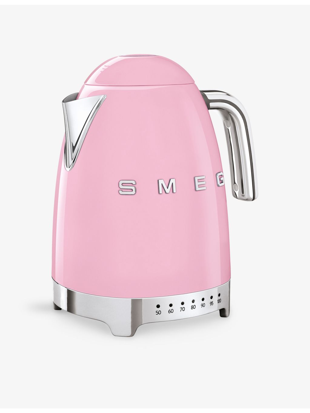 Smeg variable temperature stainless steel kettle 1.7L, imported from the UK
