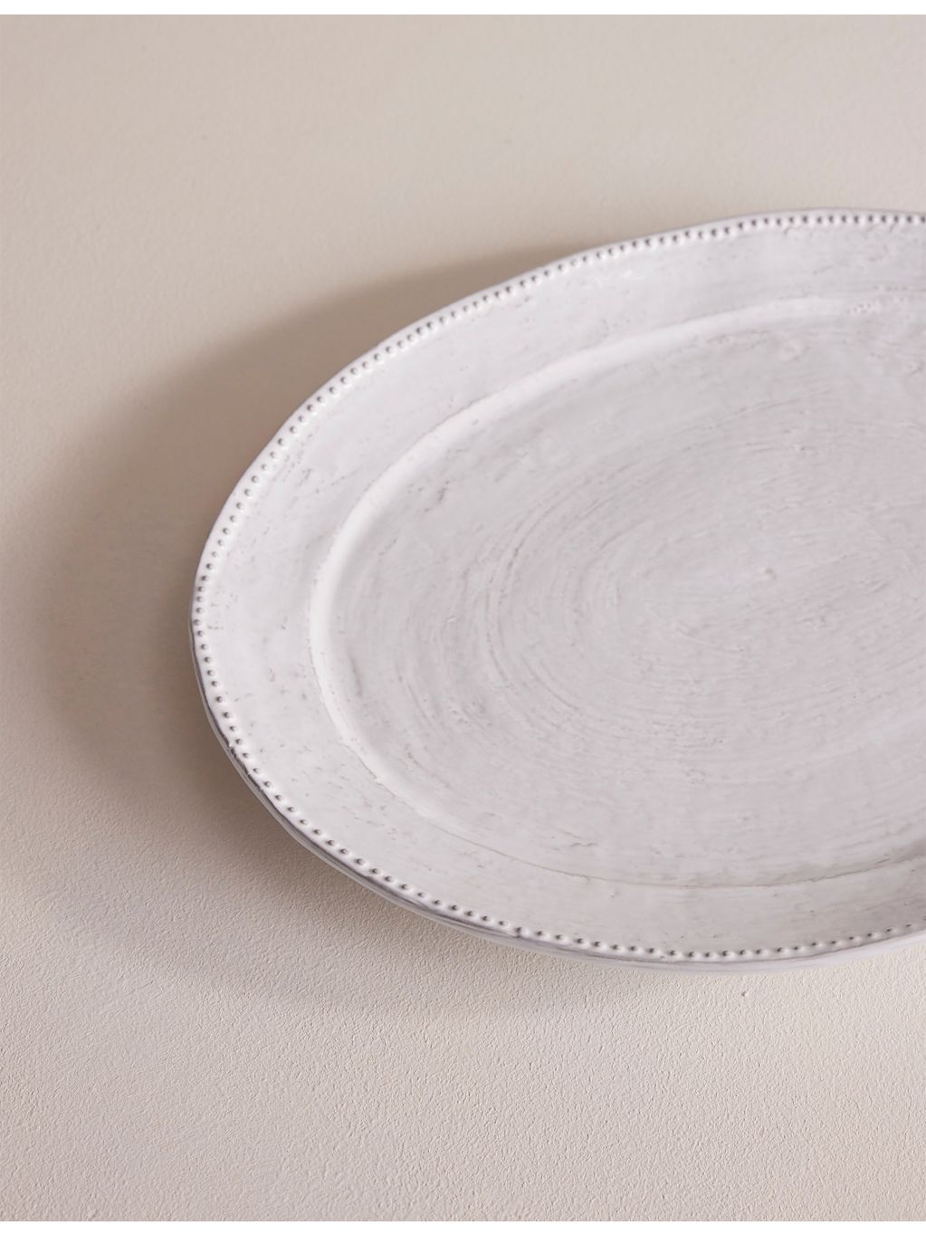 Soho Home earthenware serving platter oval 37cm (British brand)