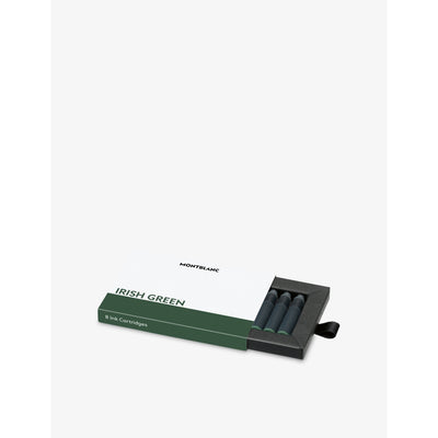 selfridges Montblanc Irish Green Ink Cartridges for Fountain Pens, Pack of 8- Buy online at McGrocer