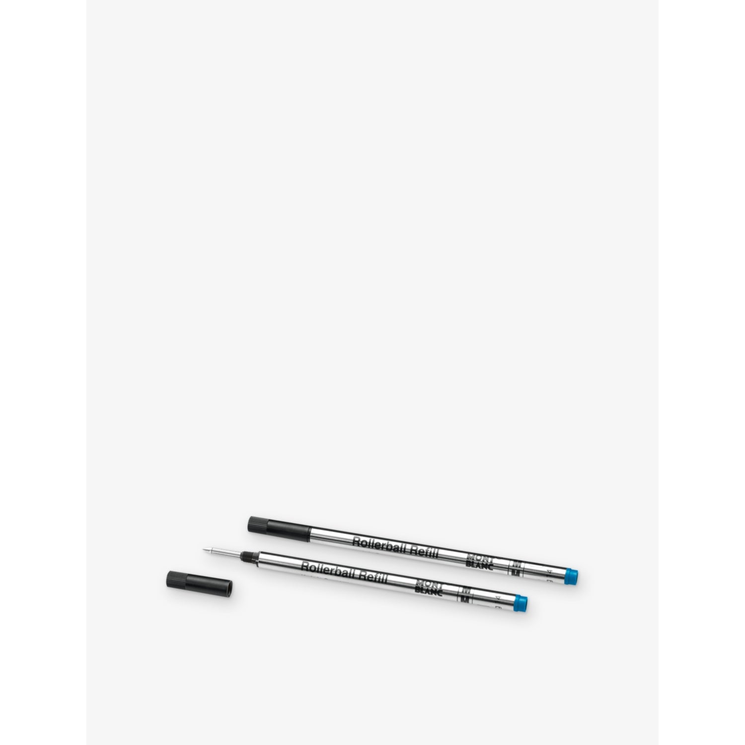 Montblanc Barbados Blue medium rollerball refills pack of two, UK version