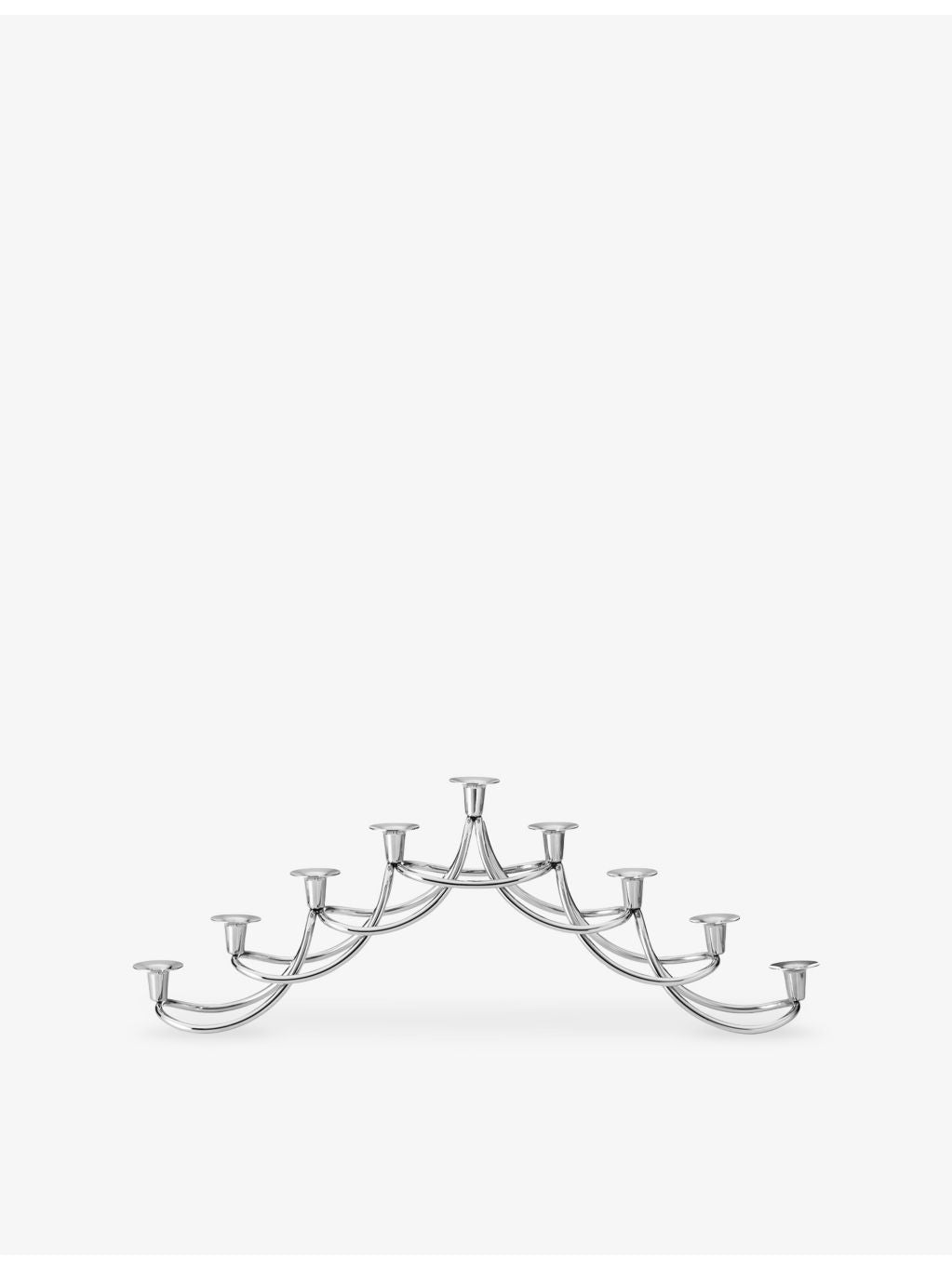 Georg Jensen Harmony Menorah stainless steel candleholder 9 candles - British product