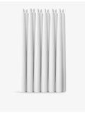 Georg Jensen set of 24 self-extinguishing wax candles 14.2cm (British brand)