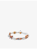 Chataignes sterling silver charm bracelet 23cm - British product