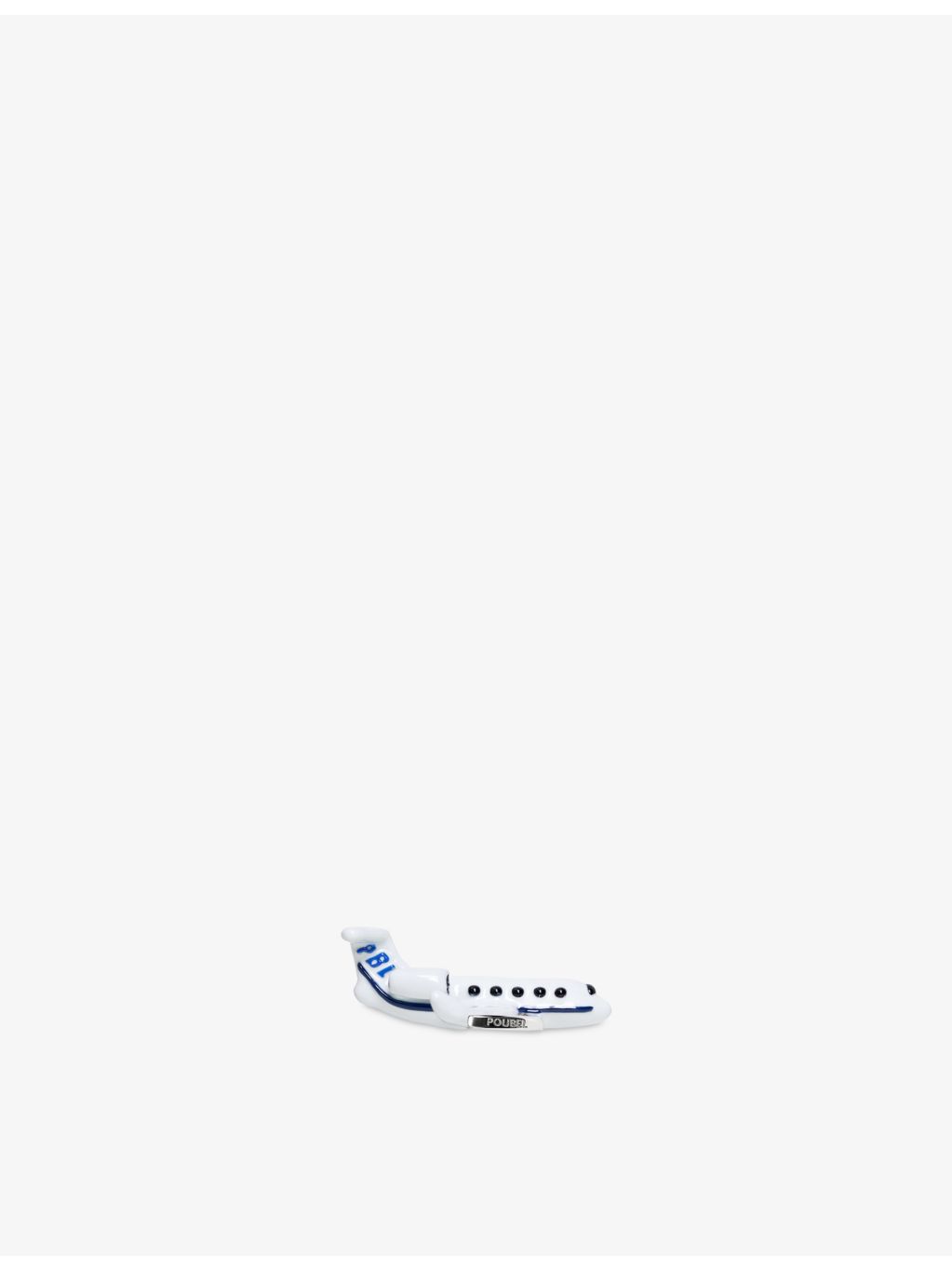 Poubel sterling silver aeroplane enamel charm, UK version