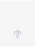 Poubel sterling silver aeroplane enamel charm, UK version