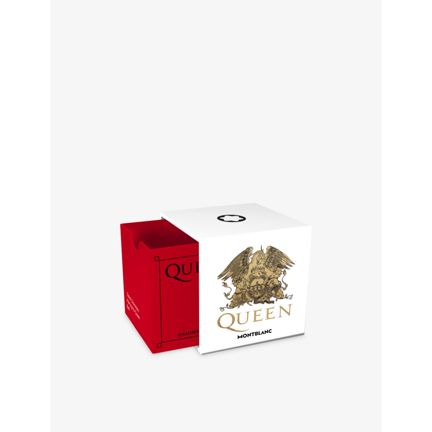 Montblanc red ink bottle Homage To Queen 50ml, imported from the UK