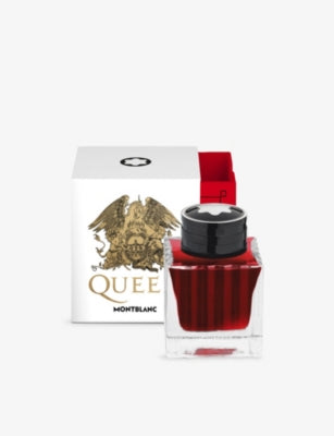 Montblanc red ink bottle Homage To Queen 50ml, imported from the UK