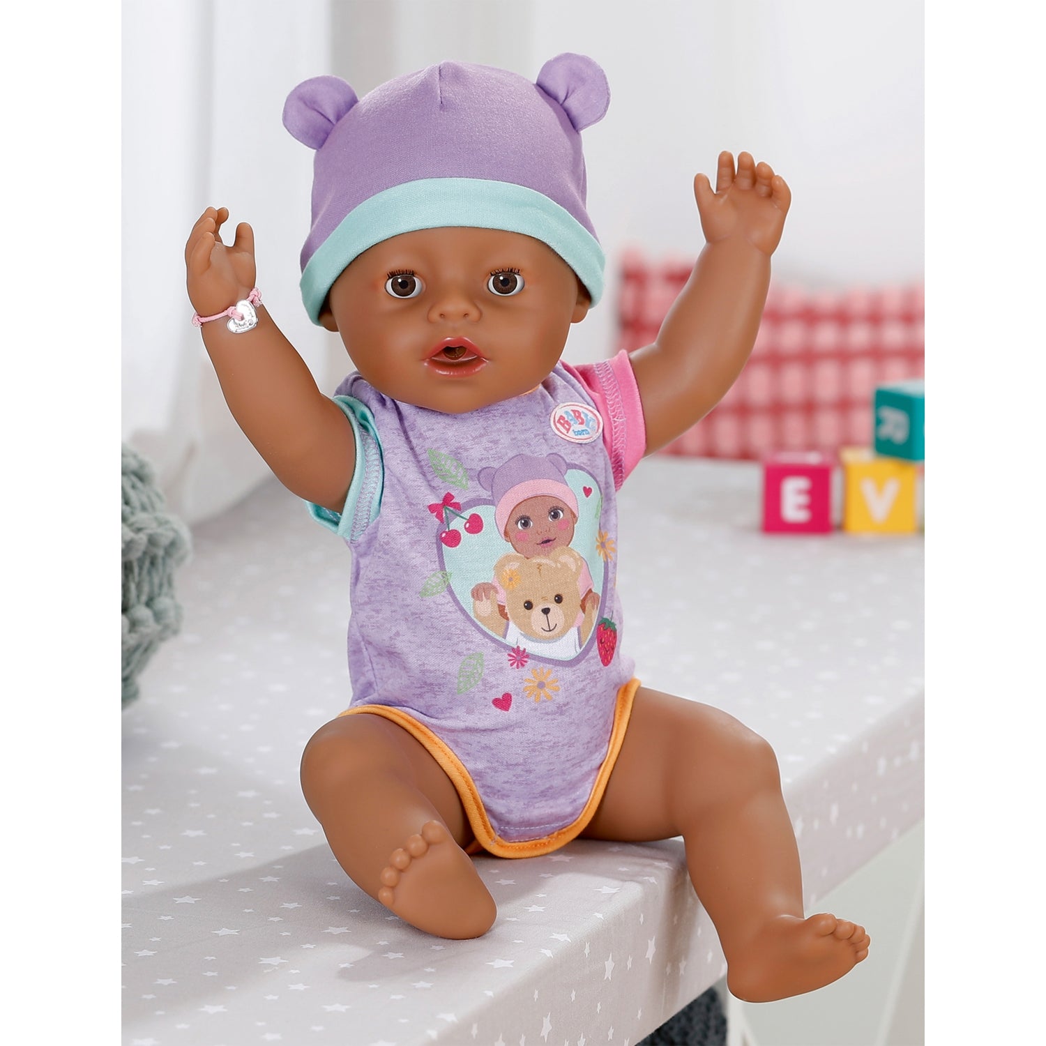 BABY born Eva doll 43cm with 10 accessories (British brand)