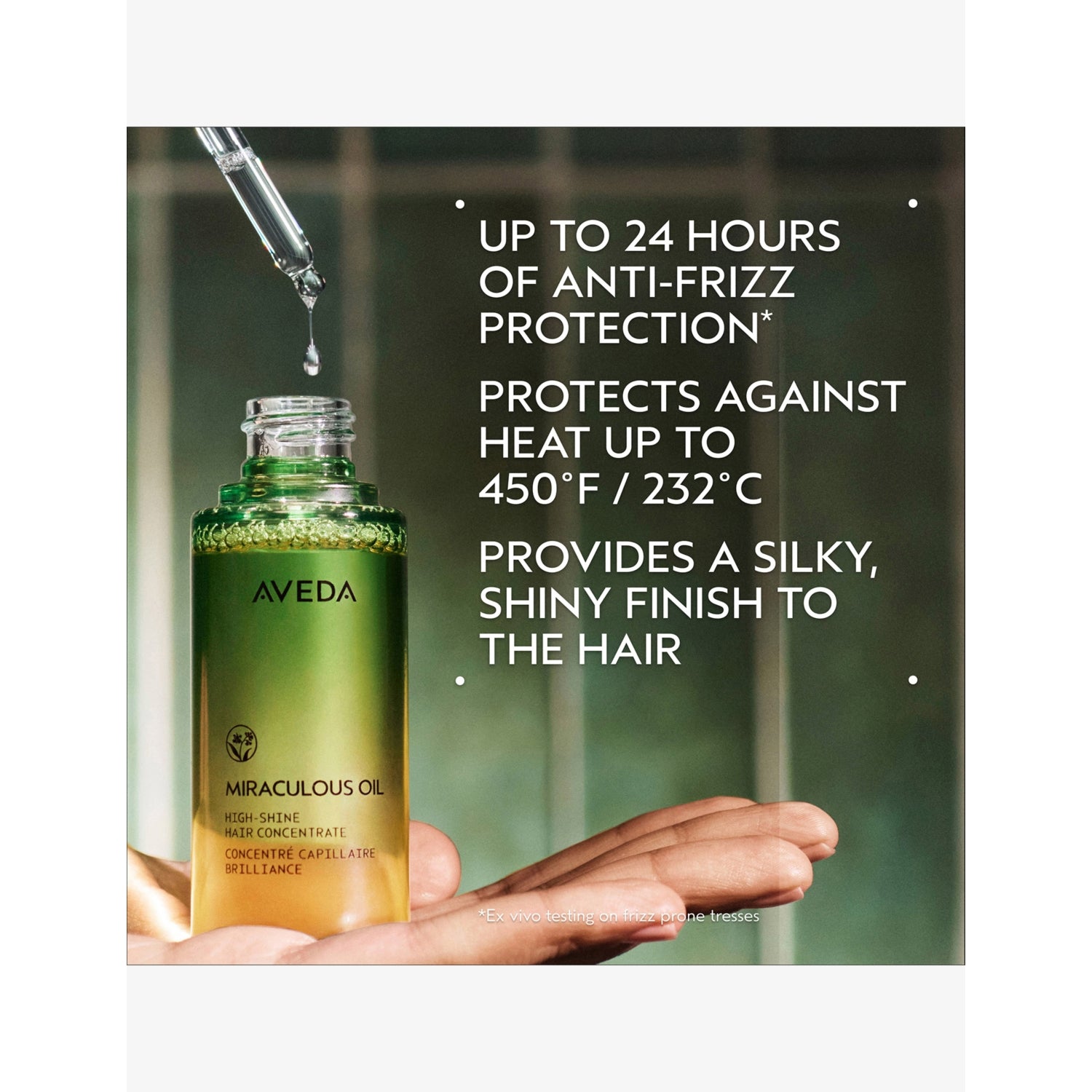 Aveda Miraculous Oil high shine concentrate 50ml, imported from the UK