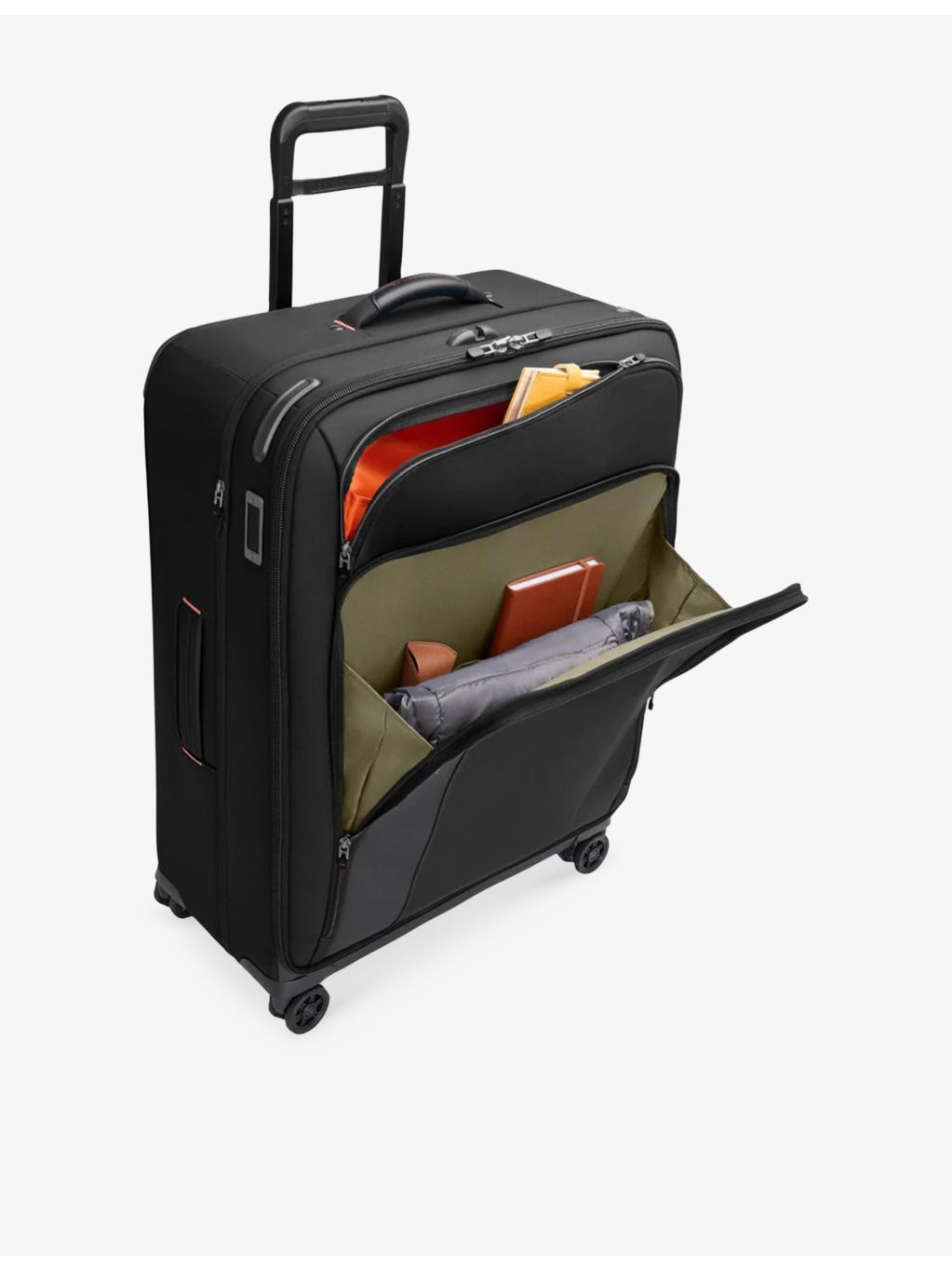 ZDX large expandable spinner suitcase 73.7cm (British brand)