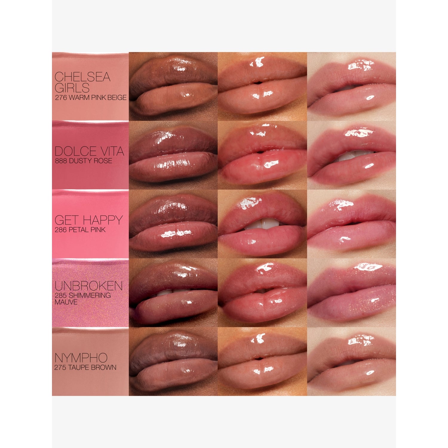 NARS Afterglow hydrating lip shine 5.5ml (British brand)