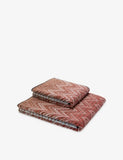 Missoni Home cotton-terry towels chalk zigzag set of two - British product