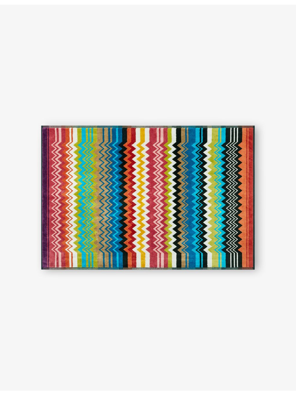 Missoni Home zigzag cotton-terry bath mat 60cm x 90cm, UK version