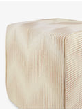 Missoni Home woven cube pouf faded zigzag 40cm, UK version