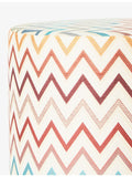 Missoni Home zigzag pattern pouf 40cm, UK version