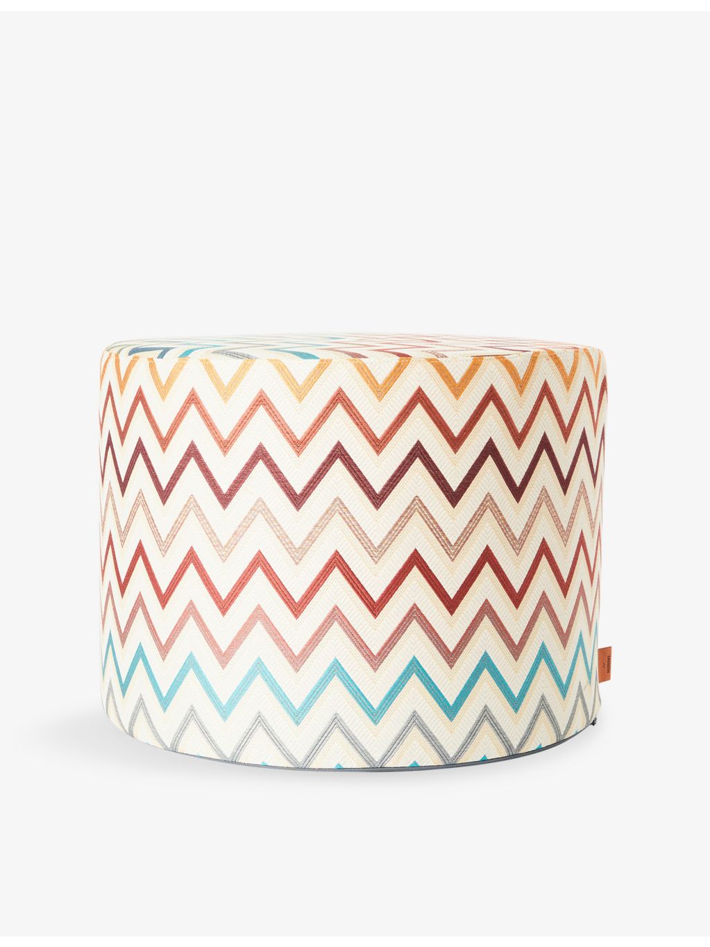 Missoni Home zigzag pattern pouf 40cm, UK version