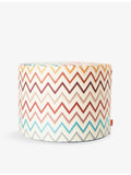 Missoni Home zigzag pattern pouf 40cm, UK version