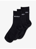 Adanola logo-intarsia ribbed cotton-blend socks pack of three, UK version