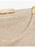 Dune diamante top-handle clutch bag with chain strap, imported from the UK