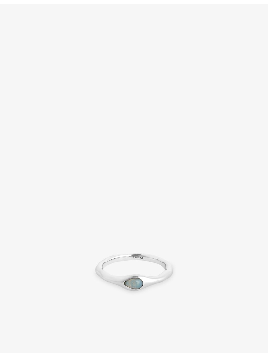 Astrid & Miyu opal pear cocktail ring, imported from the UK
