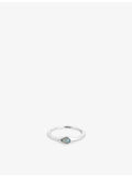 Astrid & Miyu opal pear cocktail ring, imported from the UK