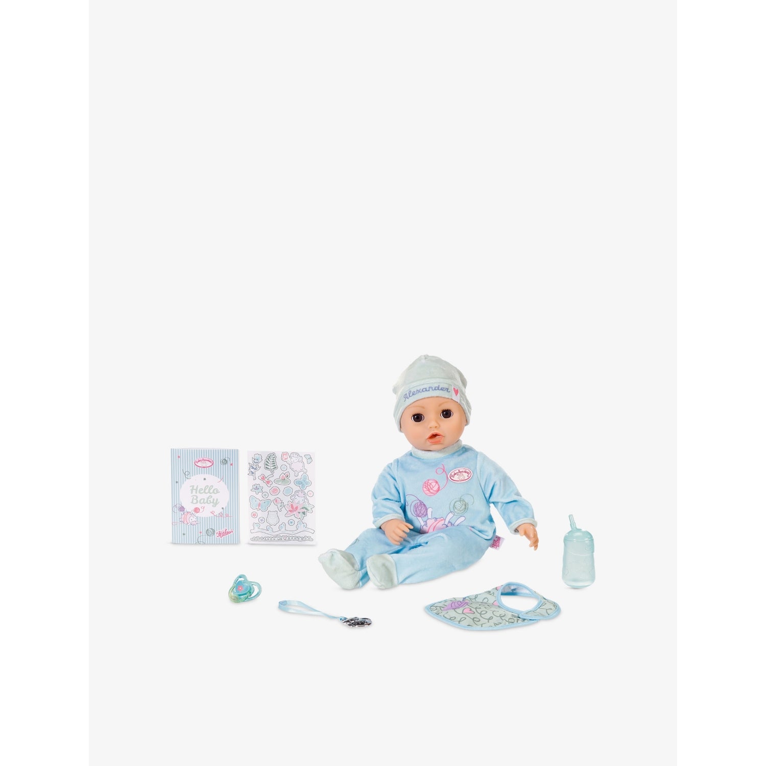 Baby Annabell Active Alexander interactive doll 43cm, imported from the UK