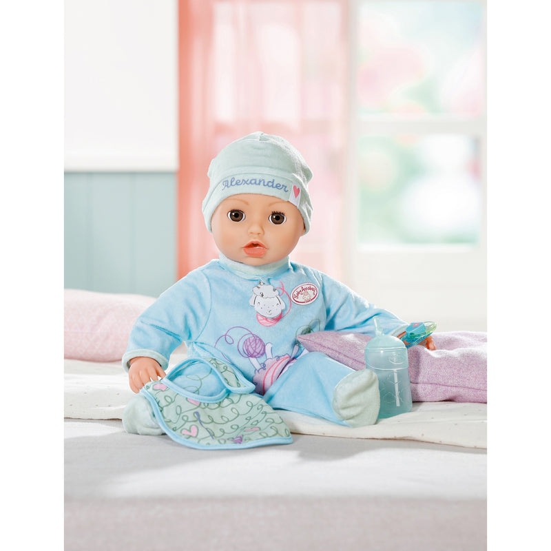 Baby Annabell Active Alexander interactive doll 43cm, imported from the UK