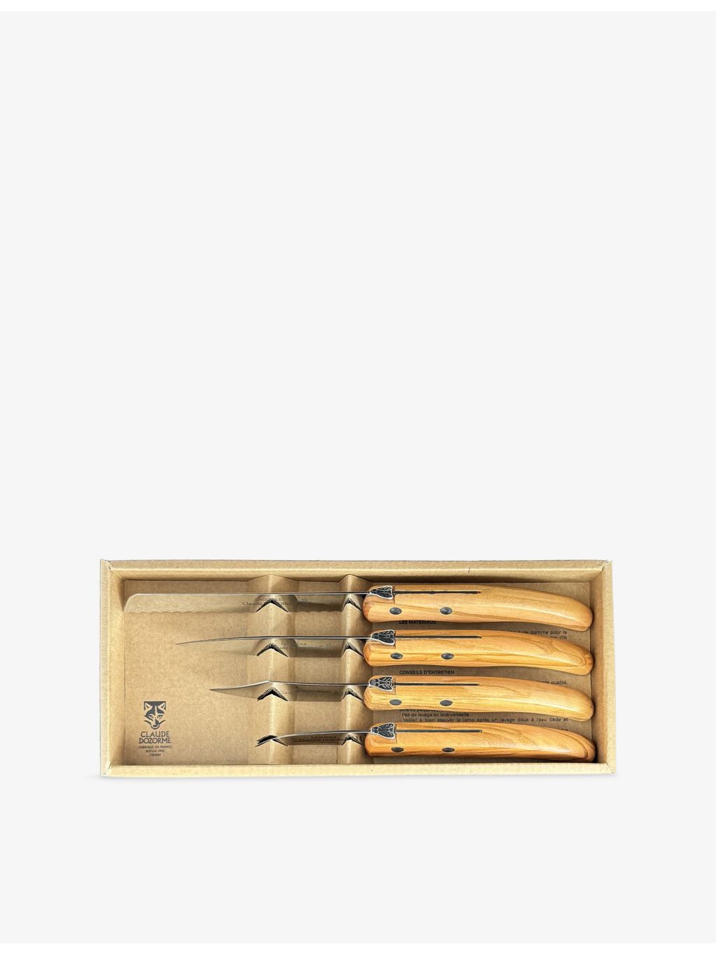 Claude Dozorme Berlingot stainless steel knife set (British brand)