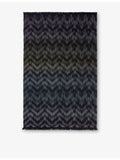 Missoni Home zigzag wool-blend throw 135cm x 200cm - British product