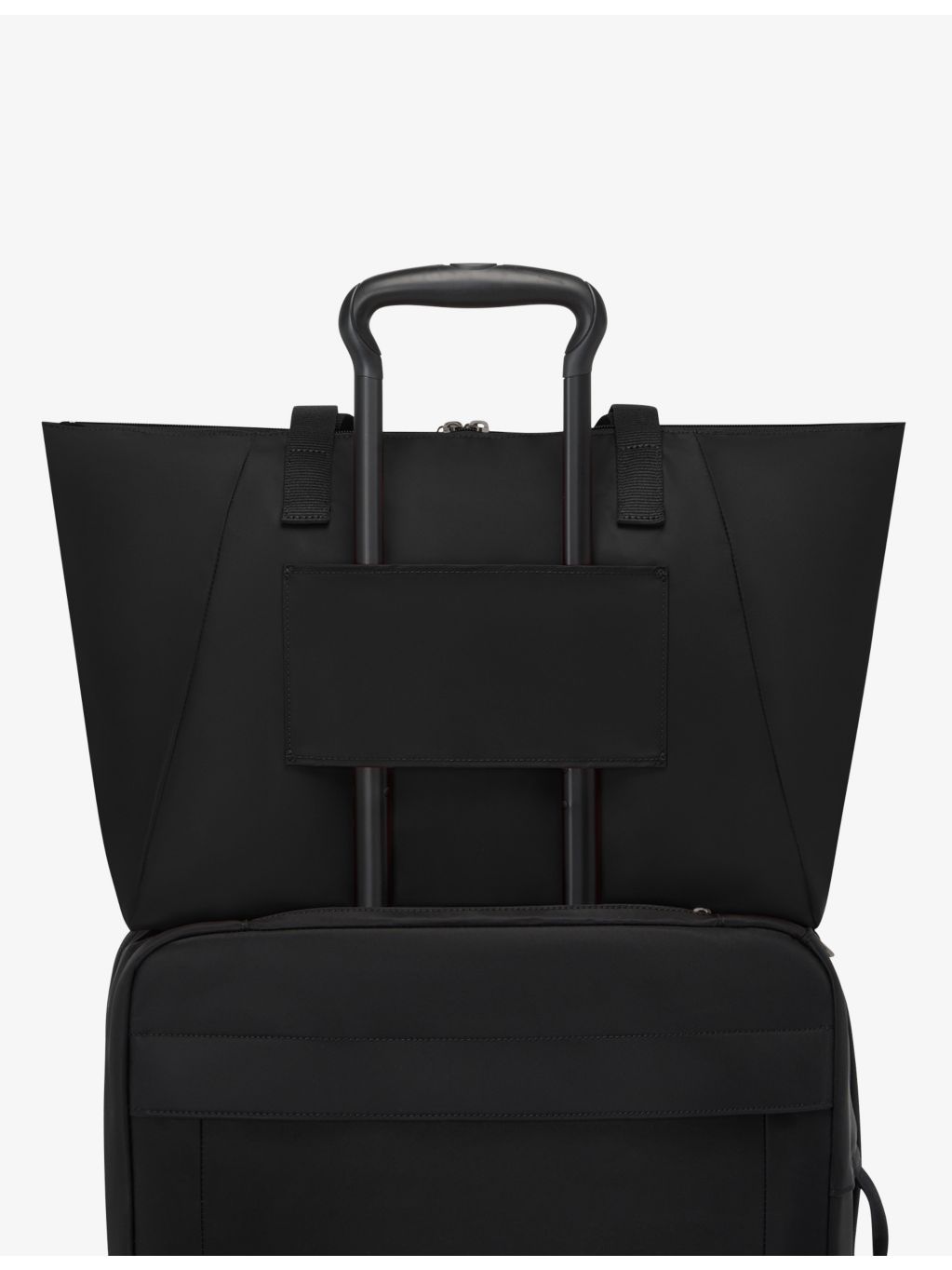 TUMI medium nylon tote bag with double-zip closure, UK version