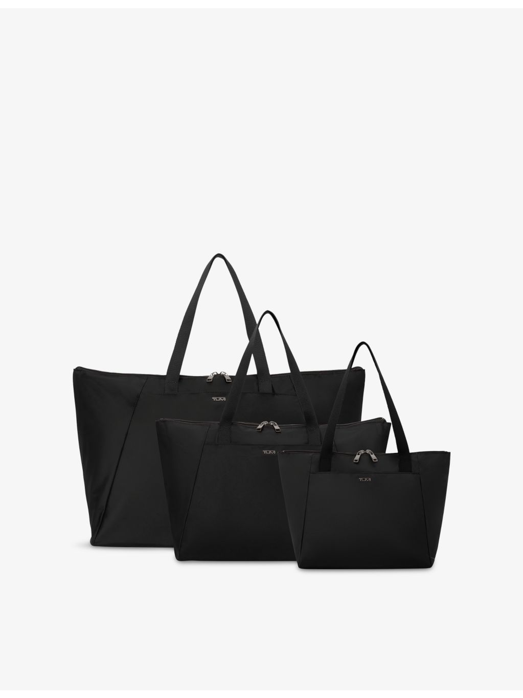 TUMI medium nylon tote bag with double-zip closure, UK version
