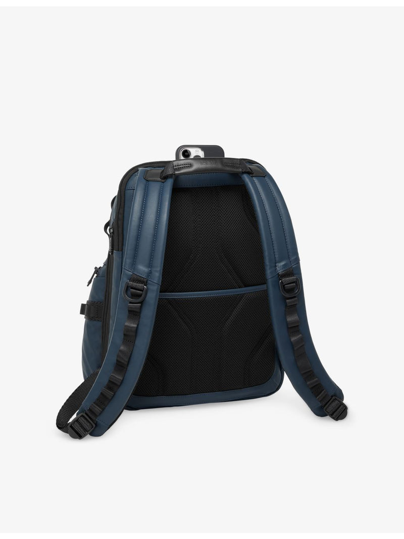 TUMI Alpha Bravo Navigation leather backpack, imported from the UK