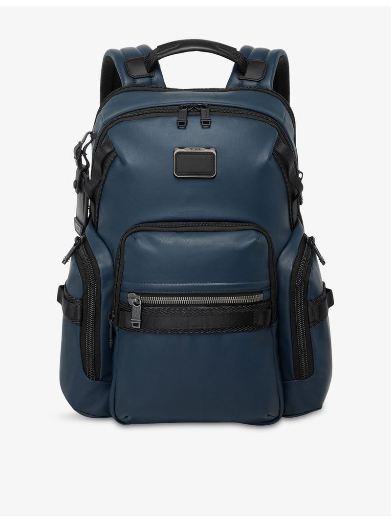 TUMI Alpha Bravo Navigation leather backpack, imported from the UK