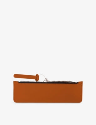 Vacavaliente Urban Flat leather pencil case 21cm - British product