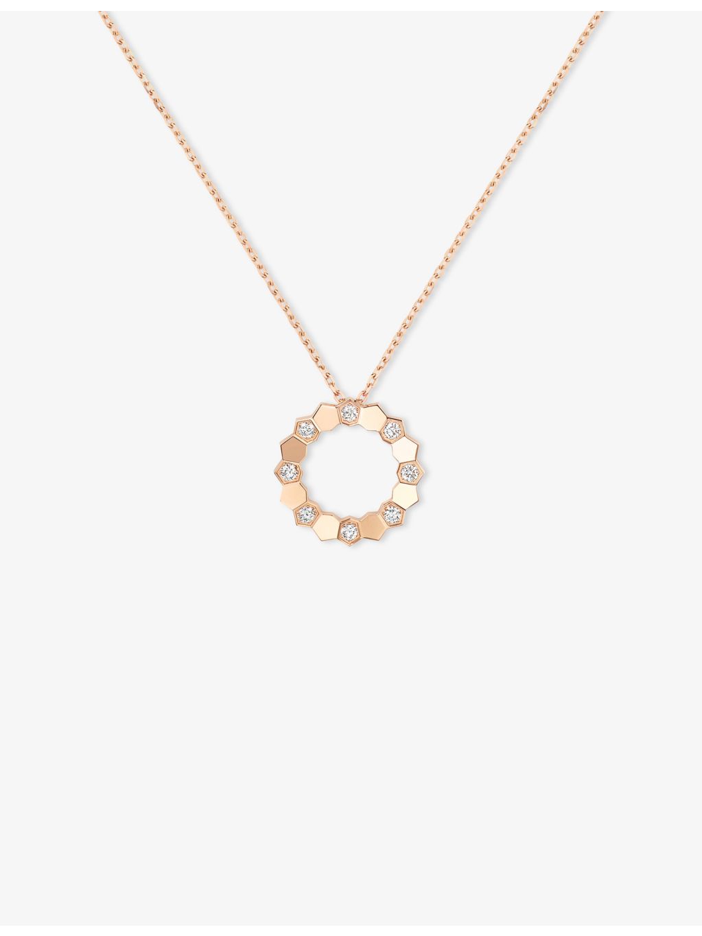 Chaumet Bee de Chaumet diamond pendant necklace 18ct rose gold - British product