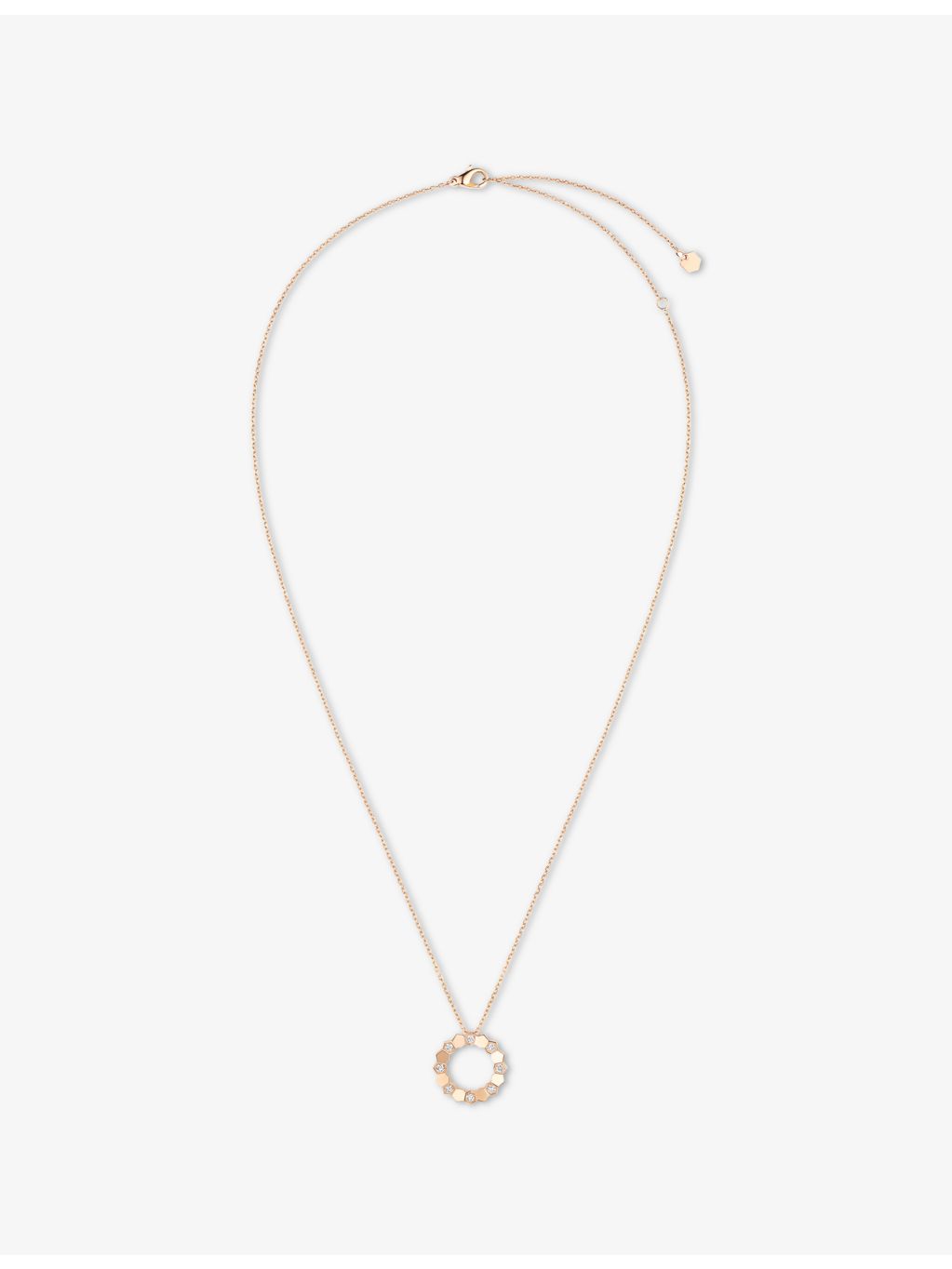 Chaumet Bee de Chaumet diamond pendant necklace 18ct rose gold - British product