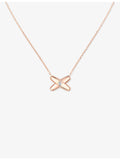 Chaumet 18ct rose-gold diamond pendant necklace, imported from the UK