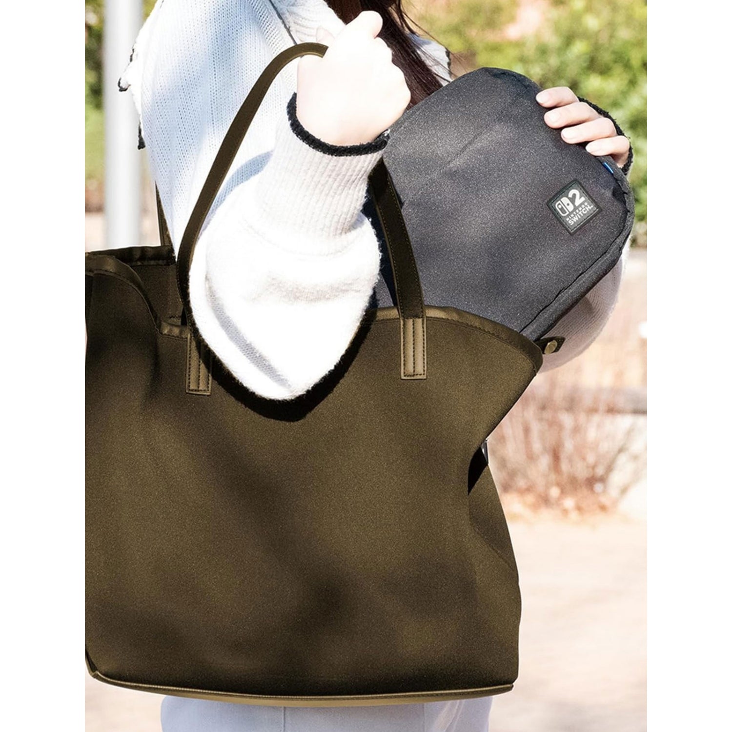 HORI reversible travel pouch for Nintendo Switch (British brand)