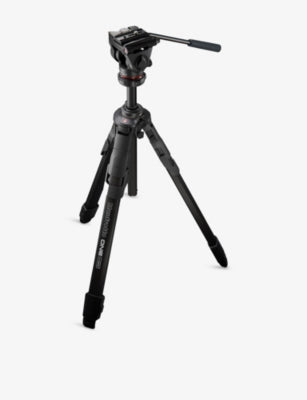 Manfrotto ONE Hybrid aluminium tripod with MVH500XAH fluid head (British brand)
